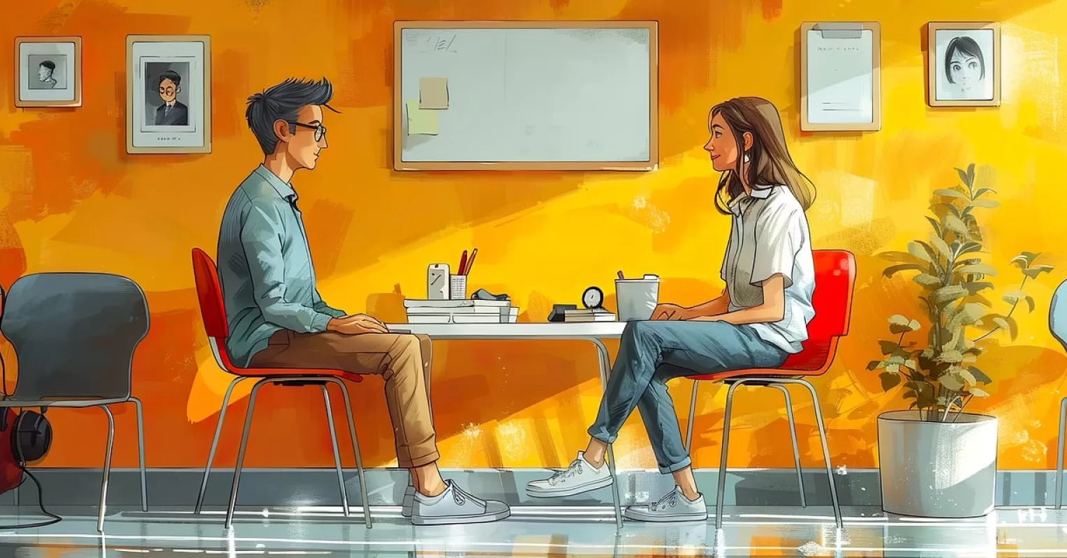 Person practicing active listening during a meaningful conversation to enhance social dynamics