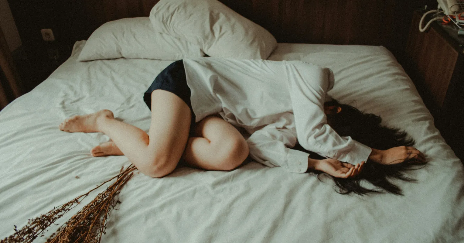 Individual embracing self-reflection to move on from blame after a breakup