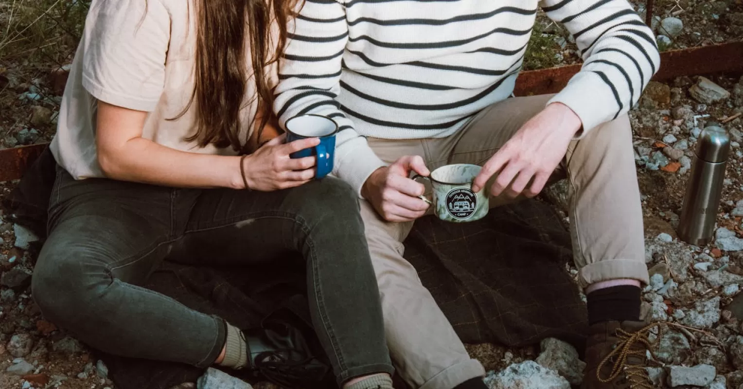Couple engaging in a heartfelt conversation to reconnect after an argument