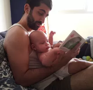 Father and child enjoying a meaningful conversation, enhancing emotional connection.