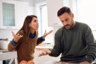 Couple discussing personal boundaries to improve relationship dynamics