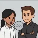 Individual reflecting on anxiety during a date, considering reappraisal techniques for connection