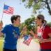 Family members experiencing tension due to differing political beliefs during a gathering