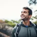 Individual contemplating emotional connections with strangers versus friends in social dynamics