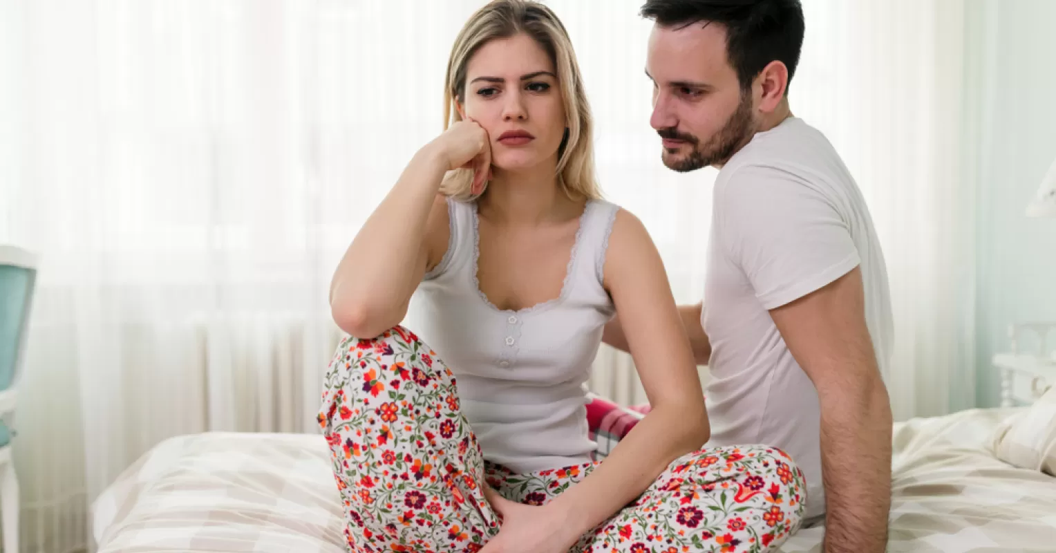 Person contemplating the emotional signals during a changing situationship