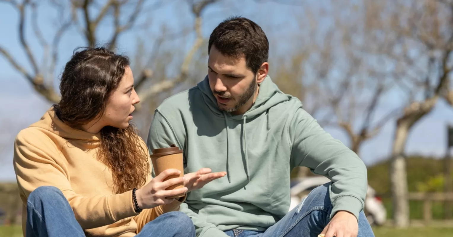 Person reflecting on uncertainty in a relationship connected to i feel anxious talking about problems with my partner