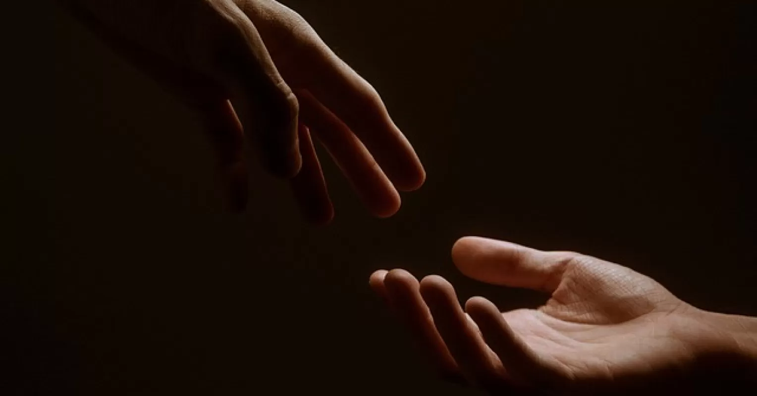 Couple discussing their feelings of losing individual identities during a heartfelt conversation