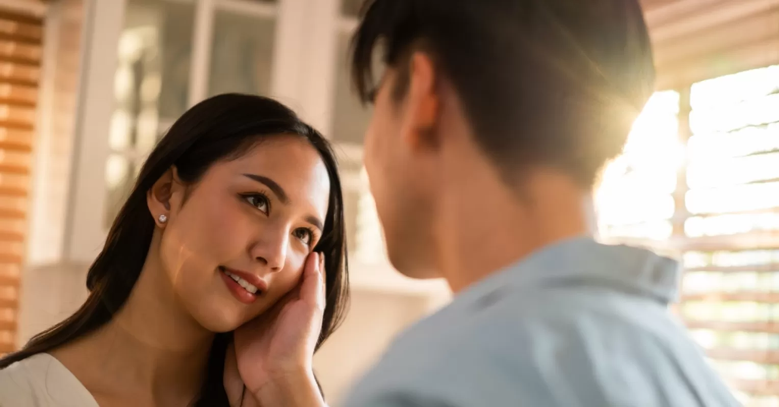 Person reflecting on uncertainty in a relationship connected to partner want to move too fast in our relationship