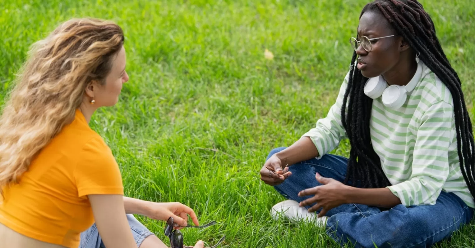 Individual feeling overwhelmed after intense political discussions reflecting societal tensions