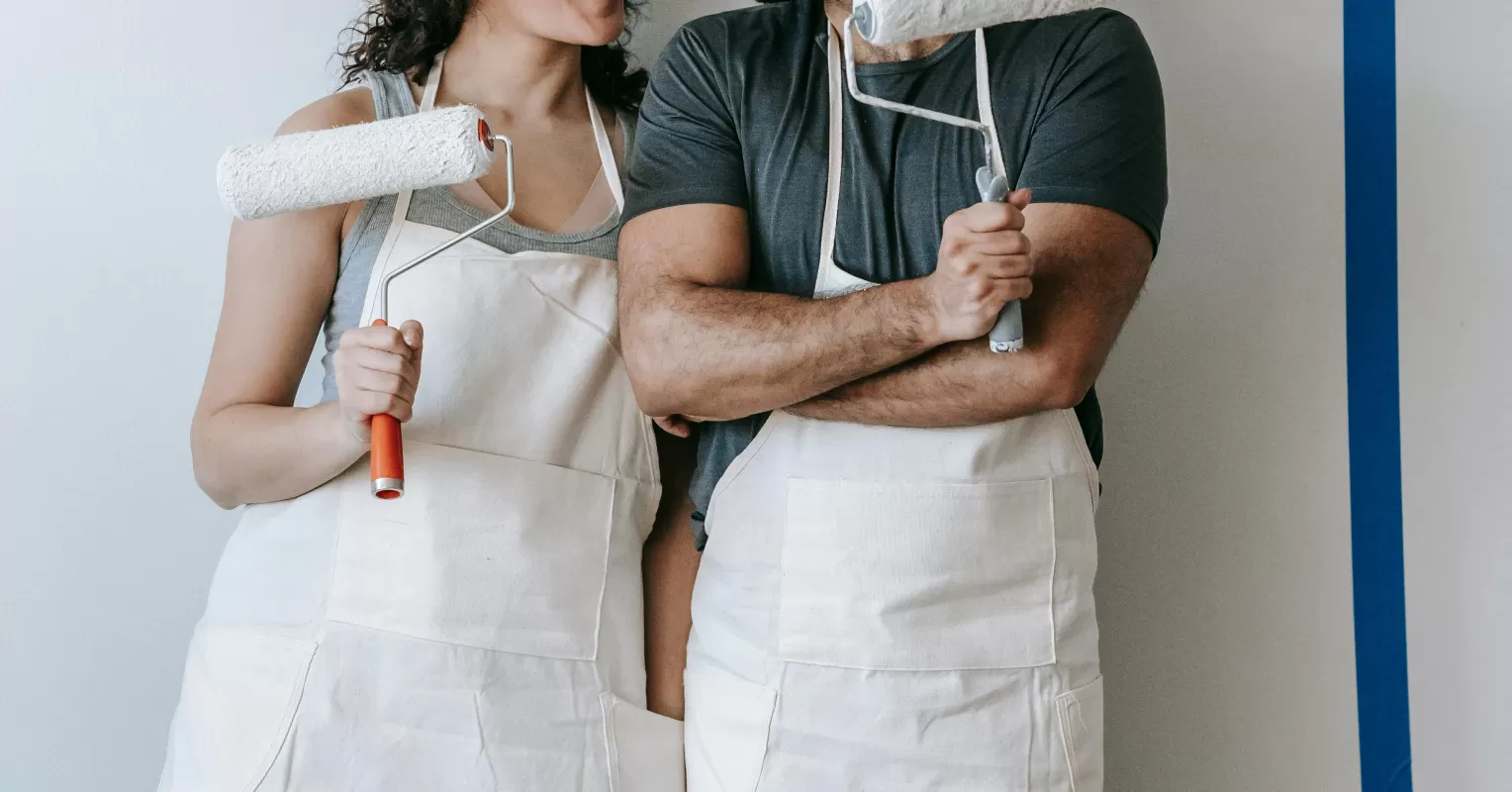 Couple observing another couple and feeling insecure about their relationship dynamics