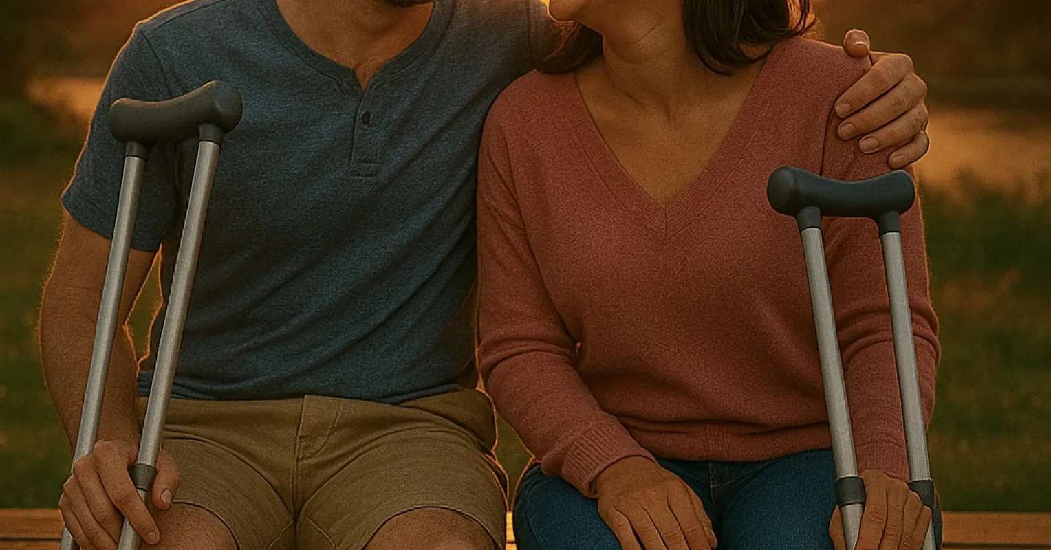 Couple sitting apart, reflecting on feelings after a conflict, feeling misunderstood