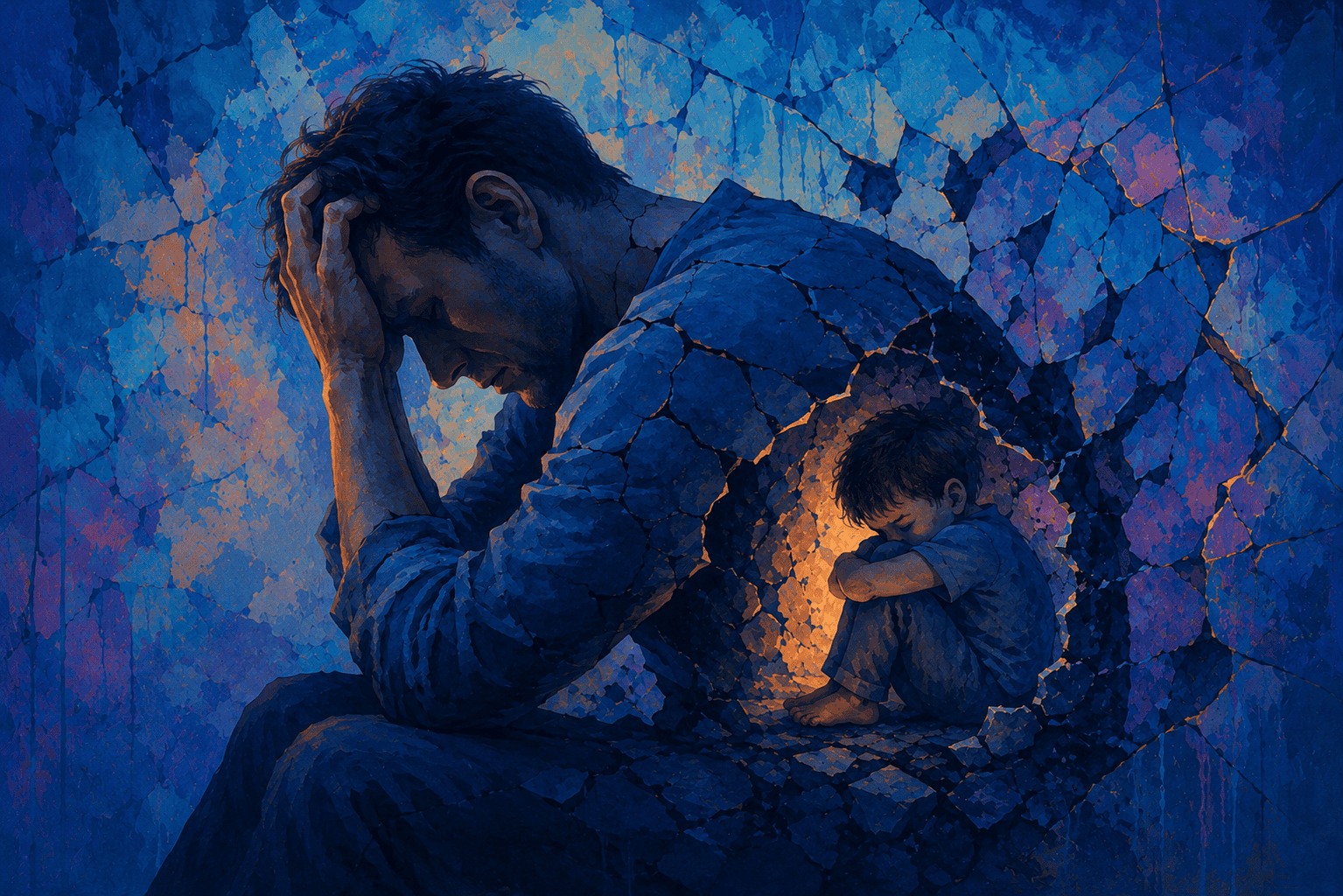 Person contemplating their past, exploring how to heal from emotional trauma and emotional patterns