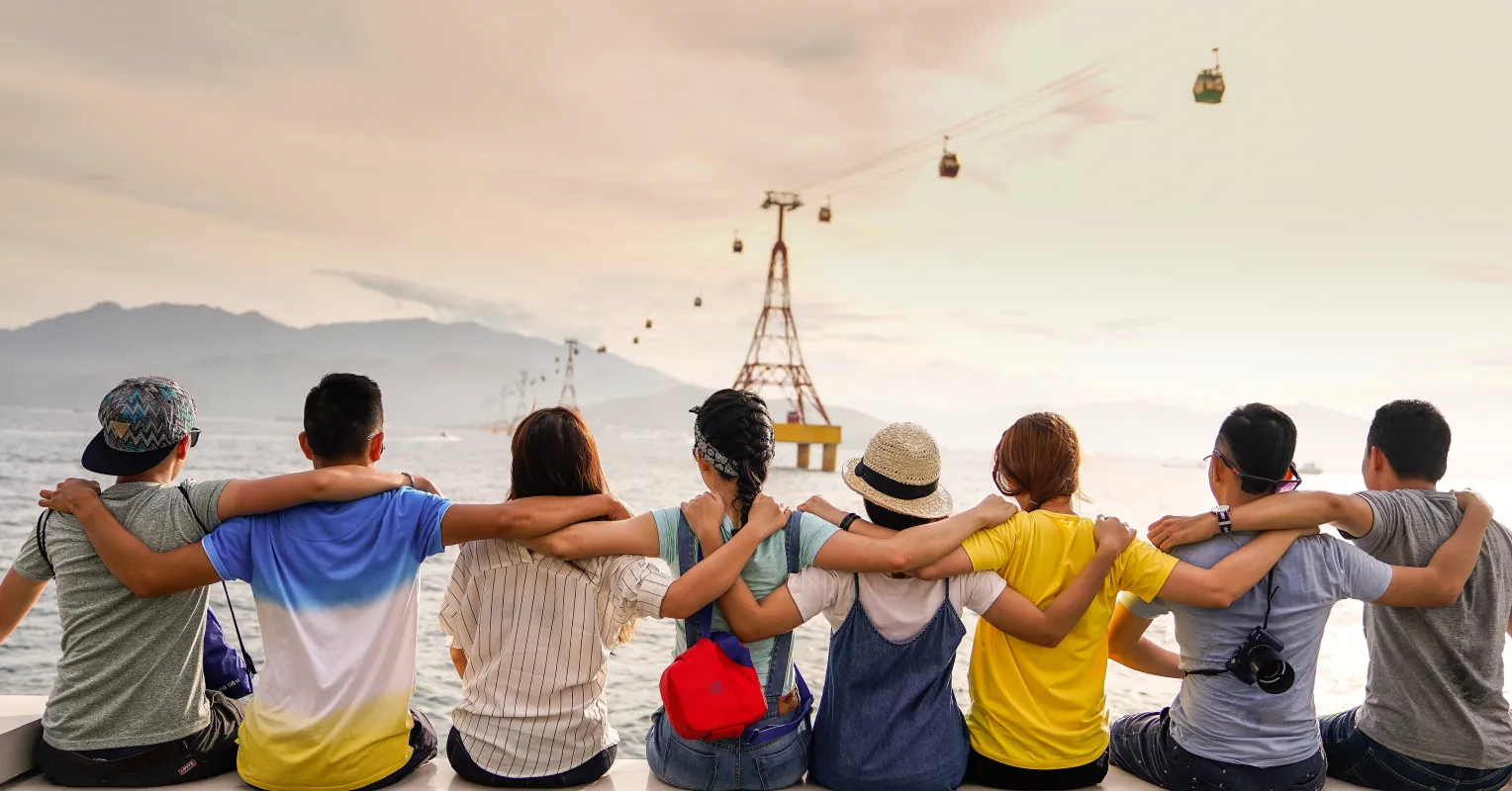 Newcomer engaging with neighbors, showcasing relationship signals in a new neighborhood
