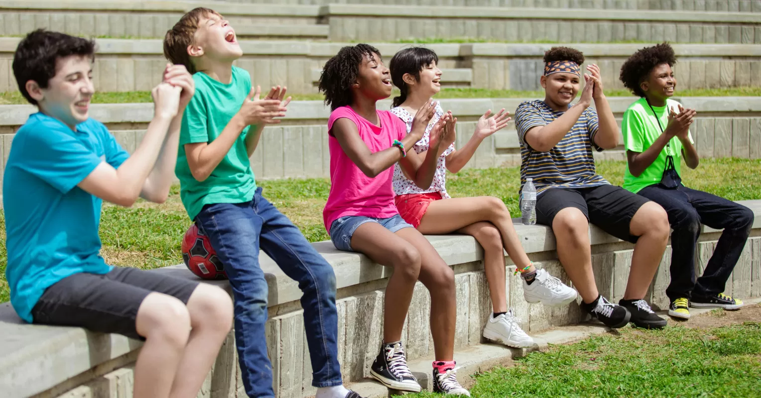 Individual navigating thoughts during a social gathering to prevent overthinking interactions