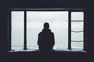Person reflecting on emotional behavior and meaning connected to a man pulls away