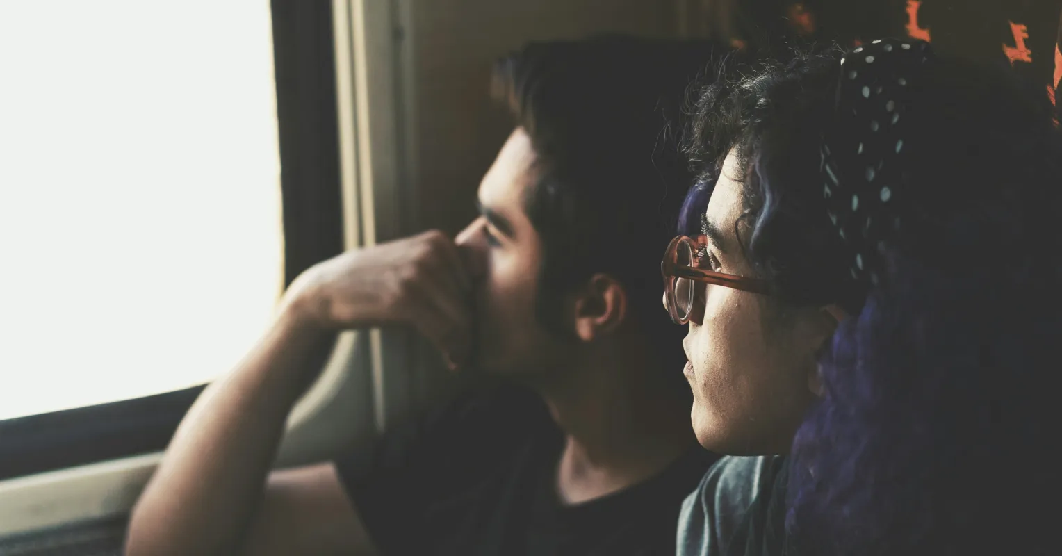 Person reflecting on emotional behavior and meaning connected to a man pulls away