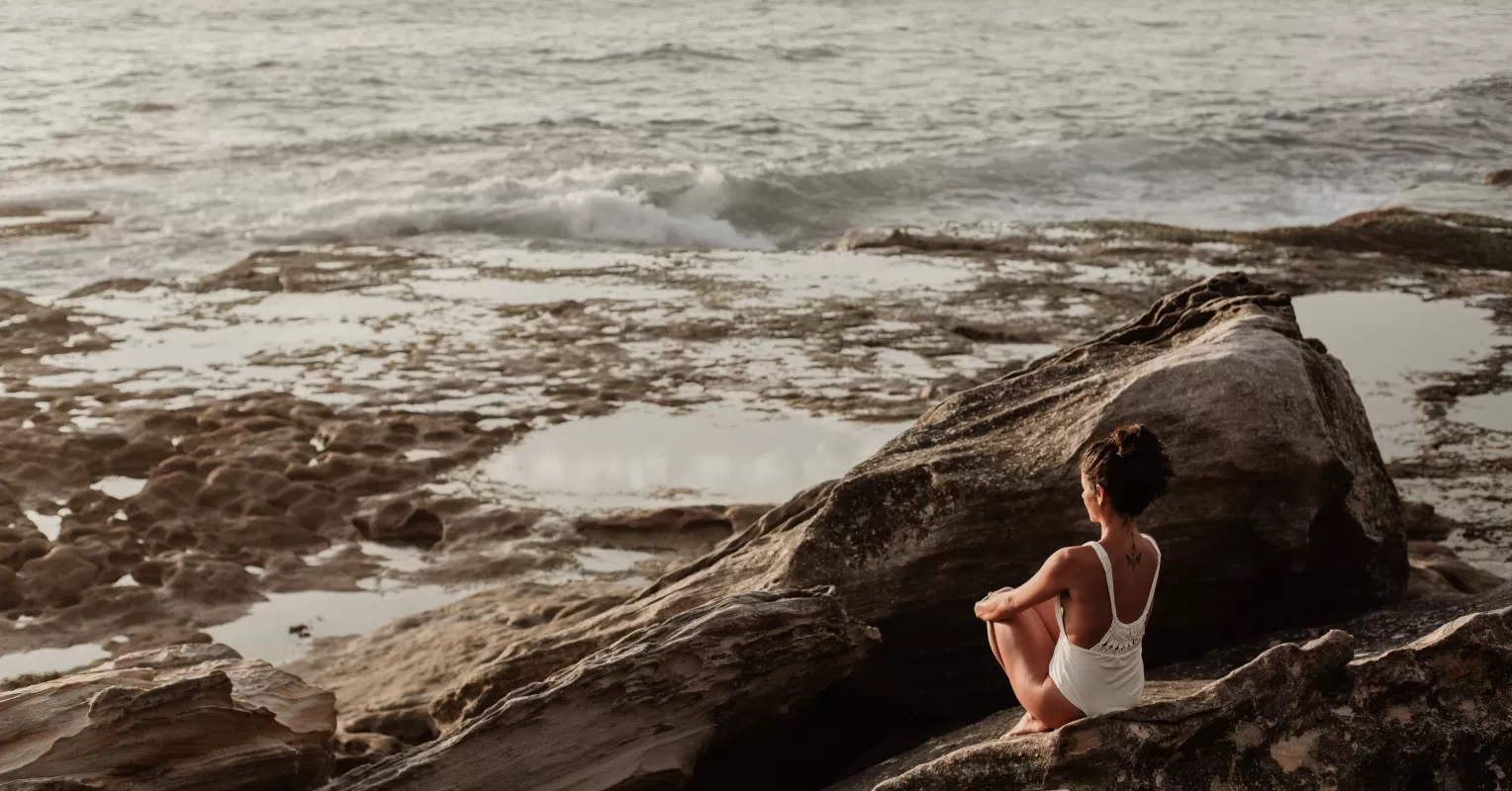 Individual contemplating personal values while reflecting on relationship signals and connections