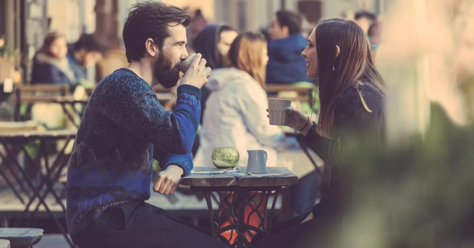 Person observing their ex's behavior to understand if they are truly over the relationship