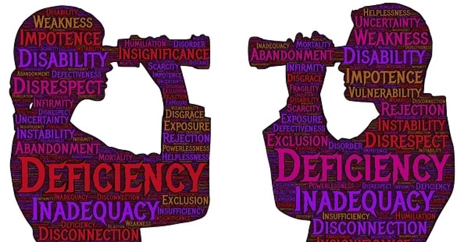 Individual practicing self-reflection to cultivate compassion and reduce judgment of self and others
