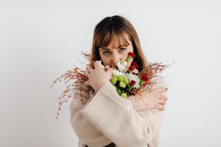 Individual practicing self-soothing techniques to manage emotions in a relationship
