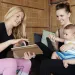 Two adults in a tense conversation, reflecting sibling rivalry dynamics in adulthood