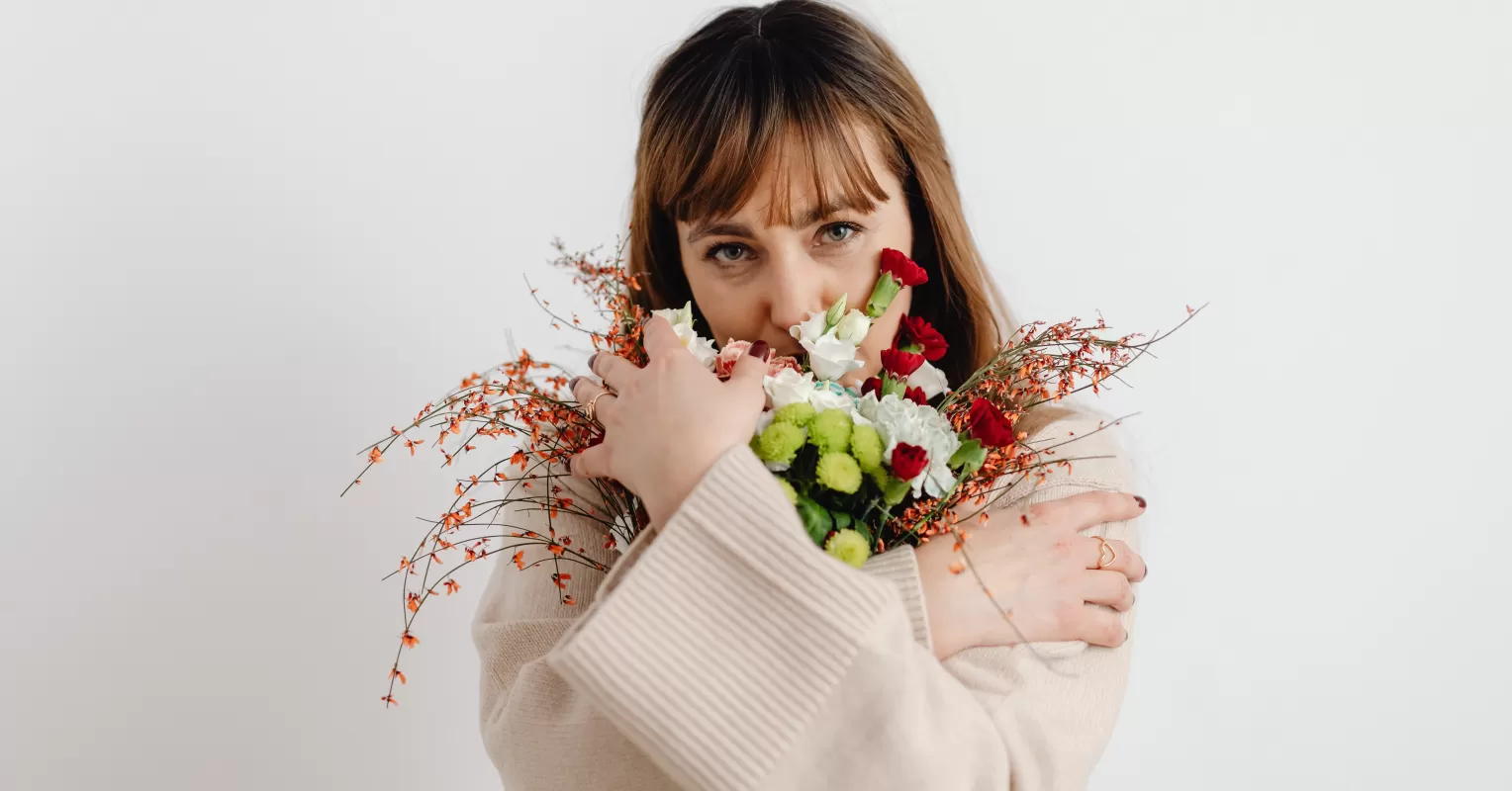 Individual practicing self-soothing techniques to manage emotional stress in relationships