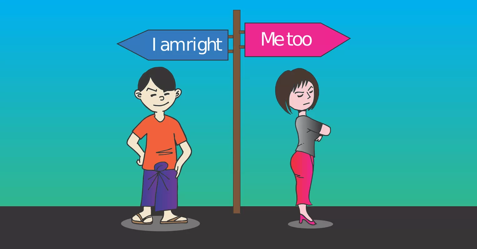Couple engaged in a serious discussion, navigating difficult conversations with empathy and understanding