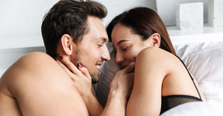 Couple sharing a tender moment, exploring ways to rekindle romance in a marriage