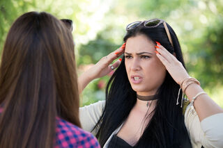 Couple discussing attention-seeking behavior and its impact on their relationship dynamics