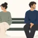 Couple sharing a laugh on a first date, highlighting positive relationship signals