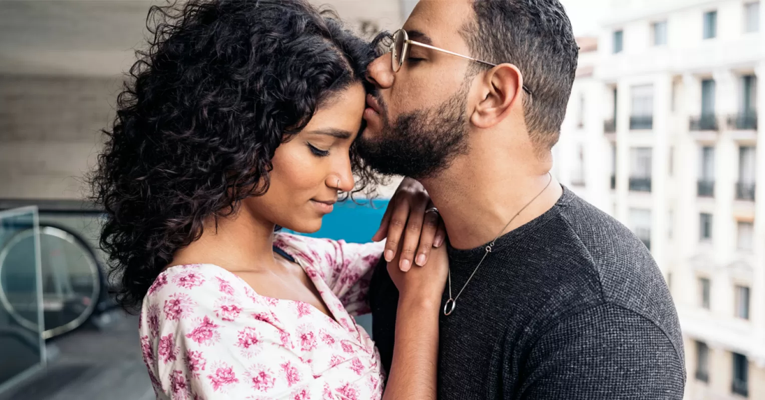 A couple sharing a deep conversation, highlighting emotional connection in demisexual relationships