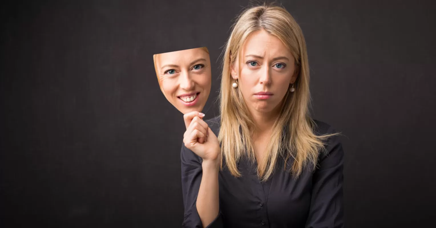 Person reflecting on emotional behavior and meaning connected to i feel sad when i should be happy